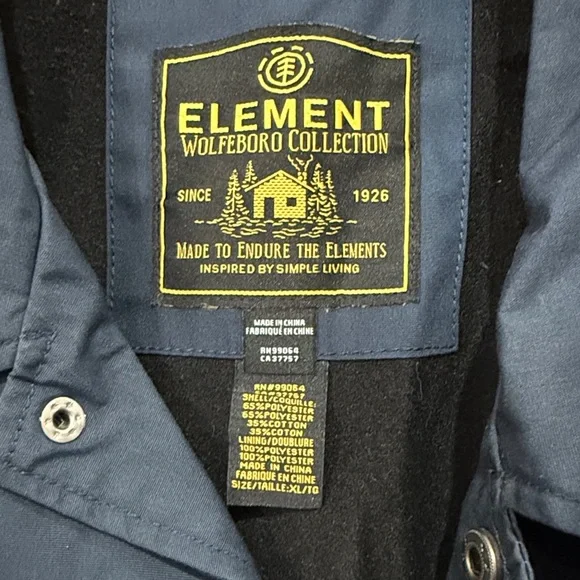 Element Navy Jacket - Picture 3 of 3